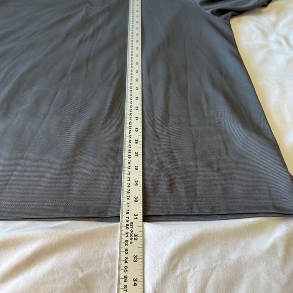 Ben Hogan Performance Mens Ribbed Golf Polo Shirt Gray Size 2XL Clubhouse Preppy - Picture 9 of 13